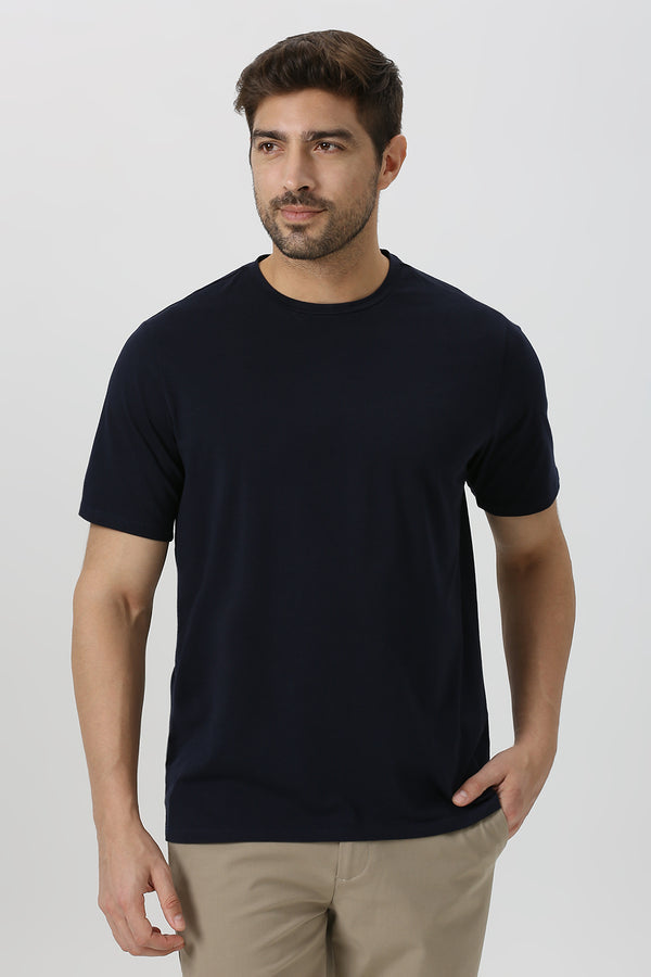 Essential Stretch T-Shirt (Black, Grey)