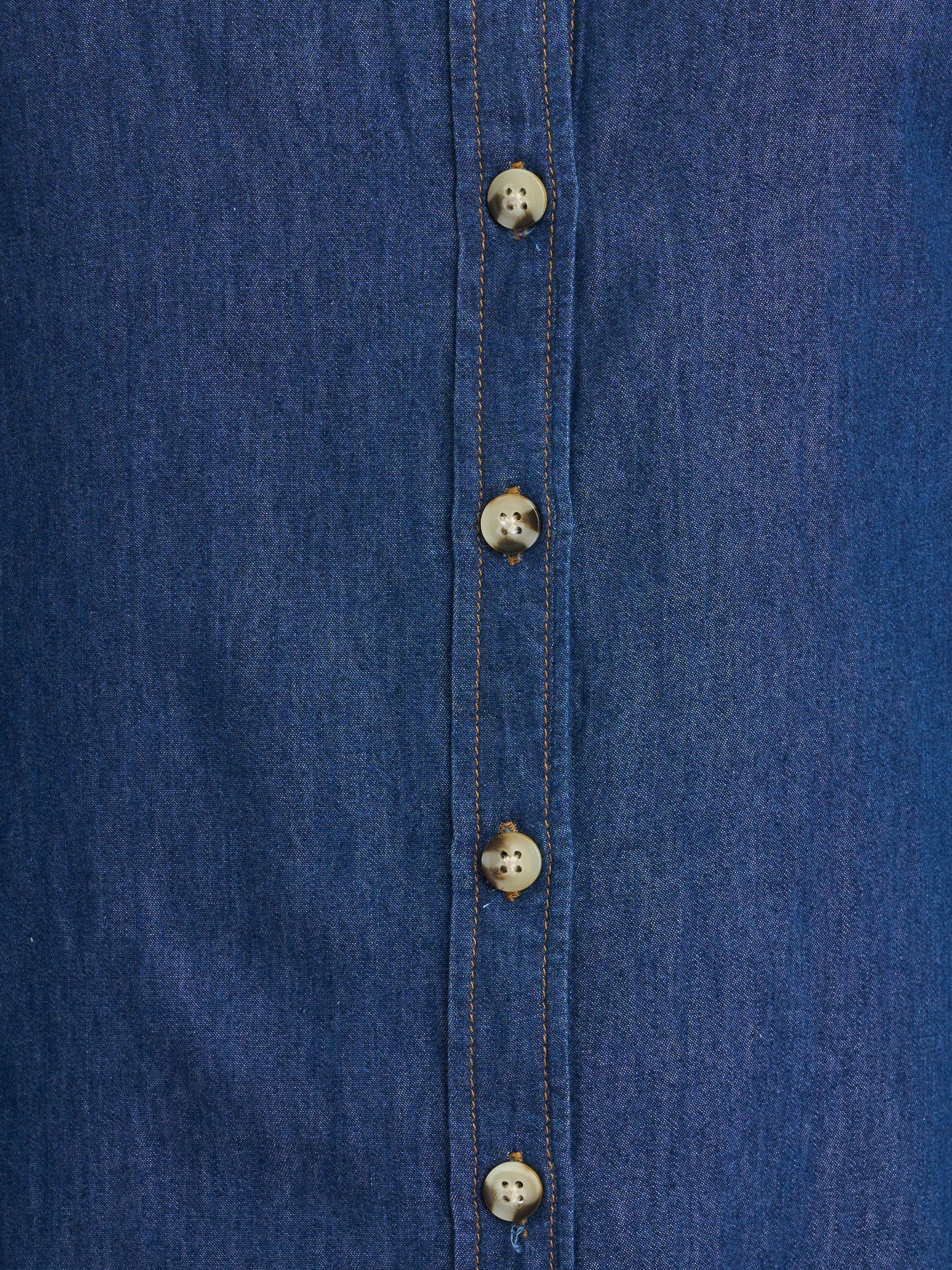 100% Cotton Denim Shirt Dress