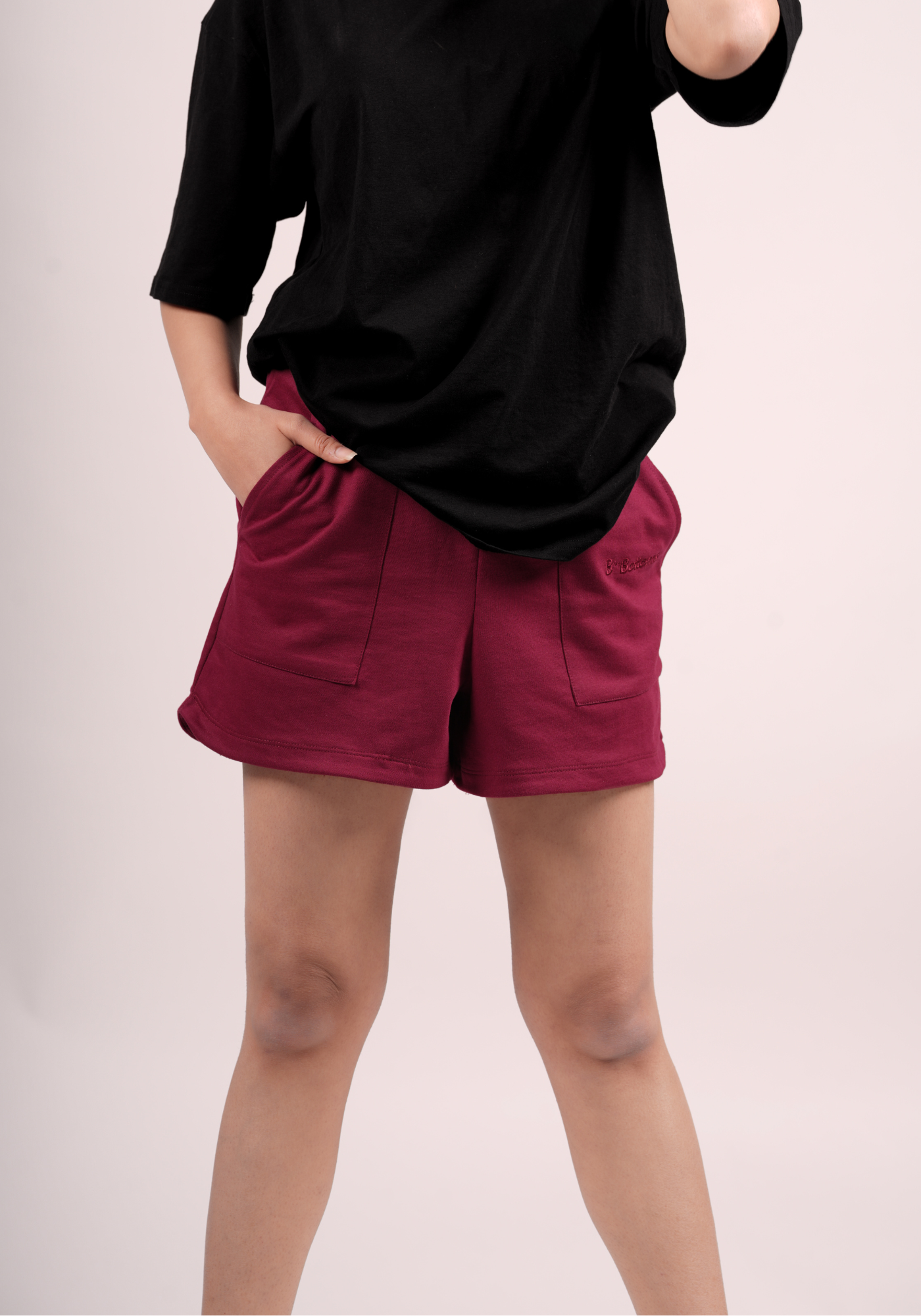 Playtime Shorts in Cranberry Red