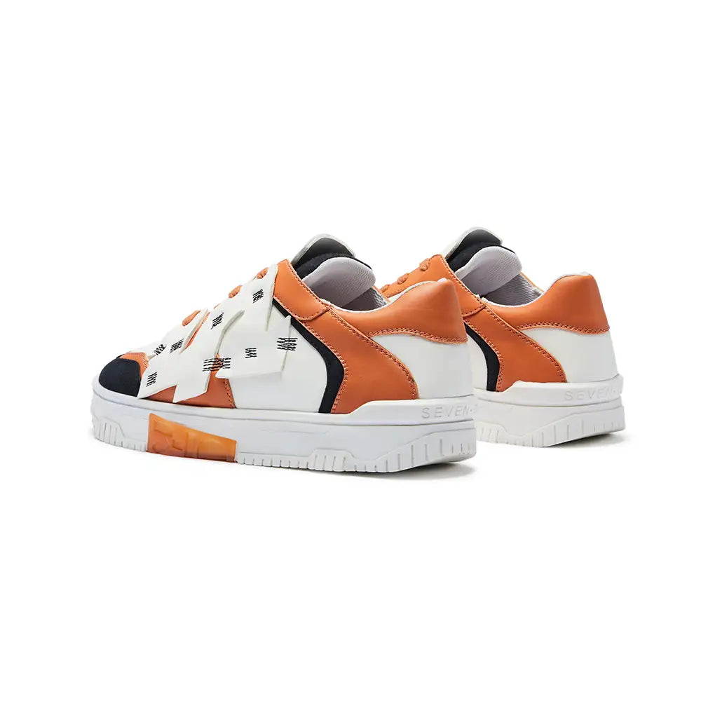 735 Cheeto Chunky Orange Low-Top Sneakers