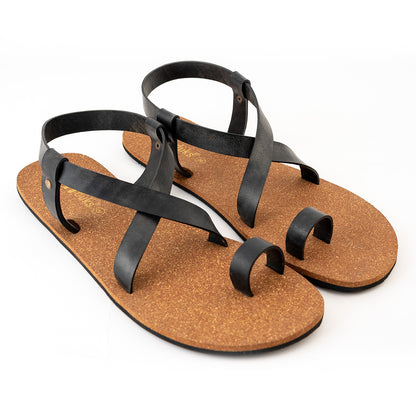 Paaduks Sko Slingback Cork Sandals Men