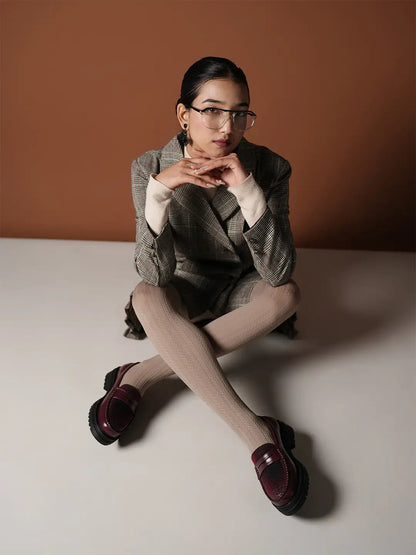 Theater Women Dr. Storm Cherry Chunky Penny Loafers