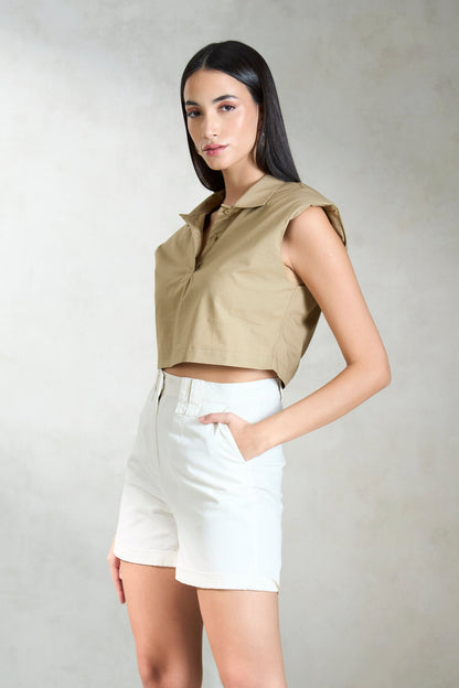 Versatile Cotton Crop Top