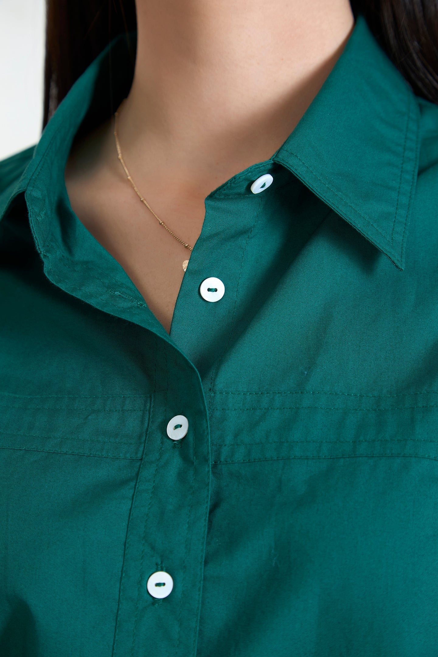 Cotton Puff Sleeve Shirt