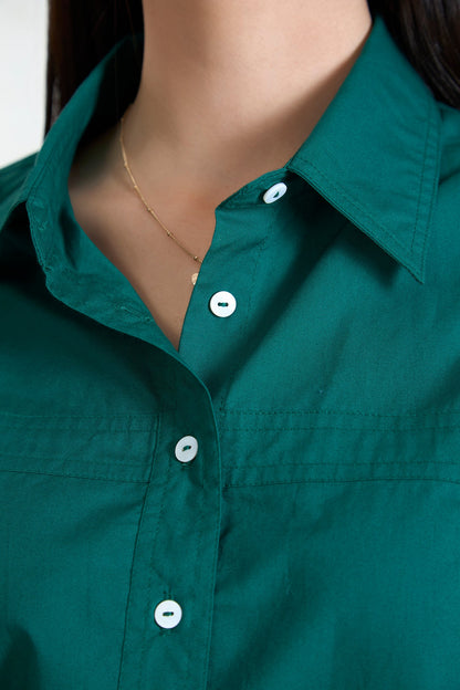 Cotton Puff Sleeve Shirt