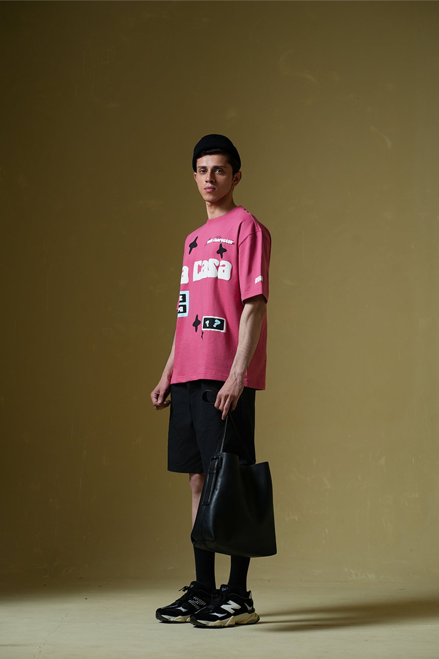La Casa Hot Pink Oversized T-Shirt