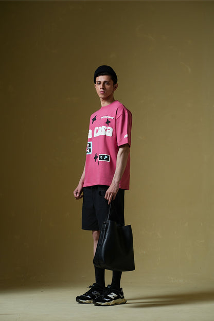 La Casa Hot Pink Oversized T-Shirt