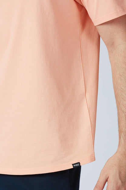 Essential Stretch T-Shirt (Skin & Salmon)