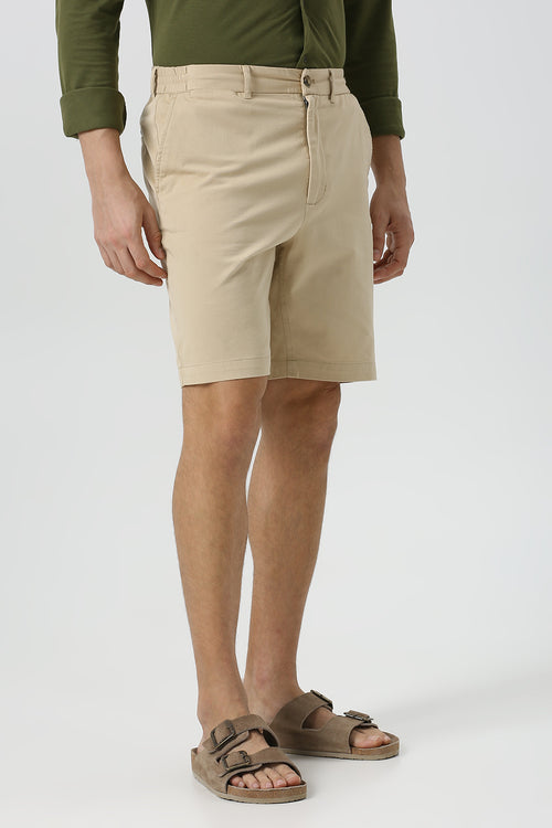 Cotton Warm Sand Marina Shorts