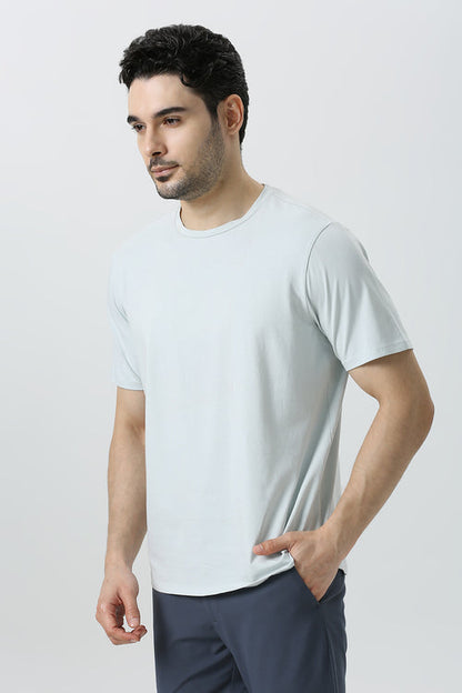Essential Stretch T-Shirt (Blue & Sky Blue)