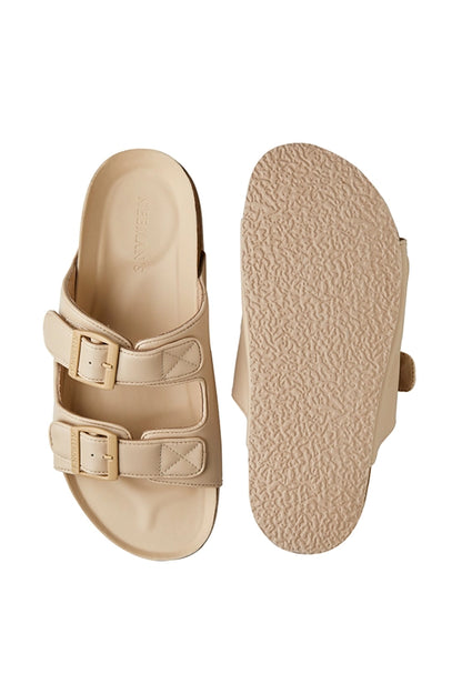 Neeman's Cork Sandals for Women | Stylish and Fashionable Slippers for Girls | Ankle Strap Open Toe Indoor Outdoor Sandals | Lightweight Comfortable Soft Flat Chappal | Everyday Comfort