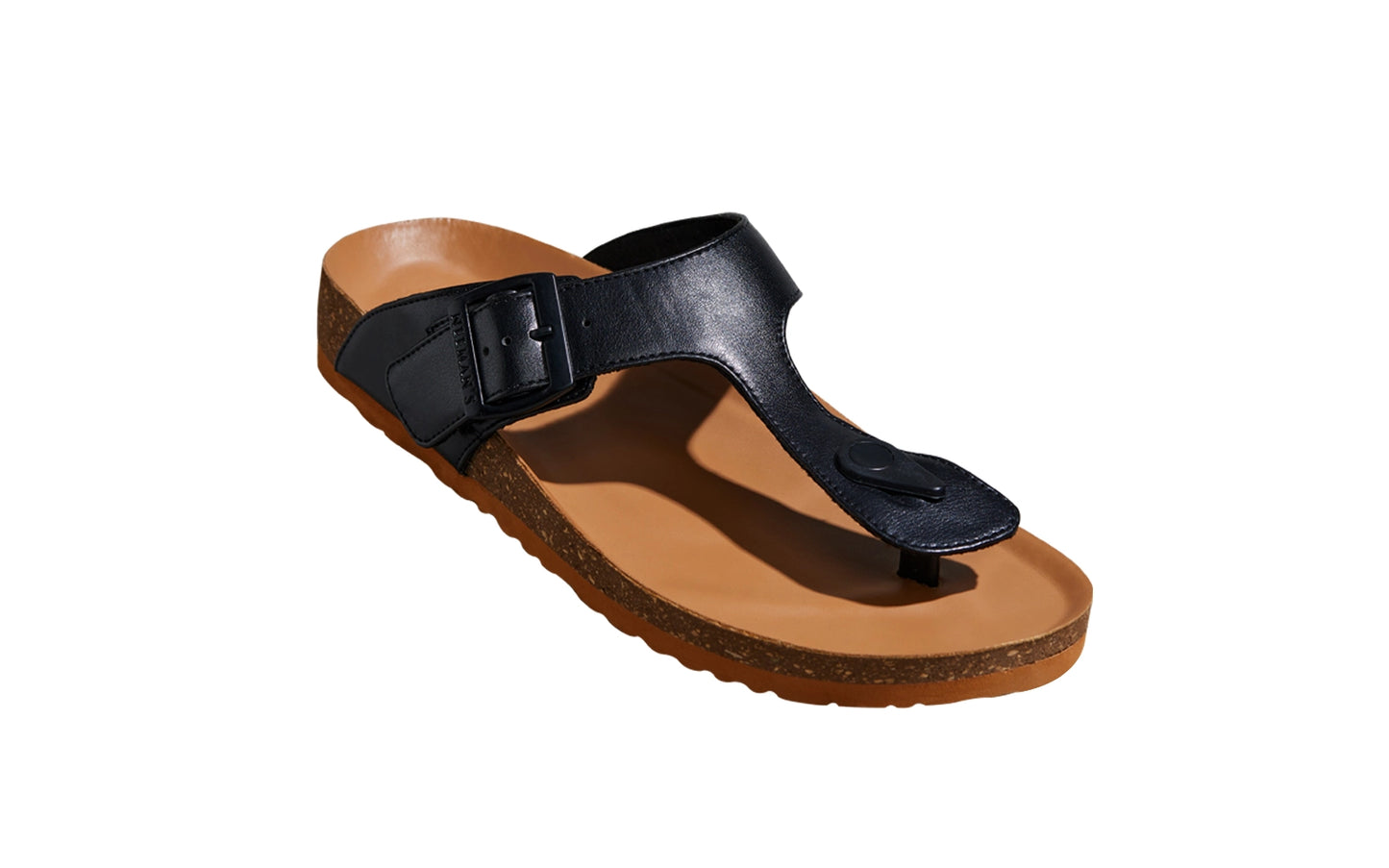 Neeman's Cork Sandals for Men | Stylish and Fashionable Slippers for Boys | Ankle Strap Open Toe Indoor Outdoor Sandals | Lightweight Comfortable Soft Flat Chappal | Everyday Comfort