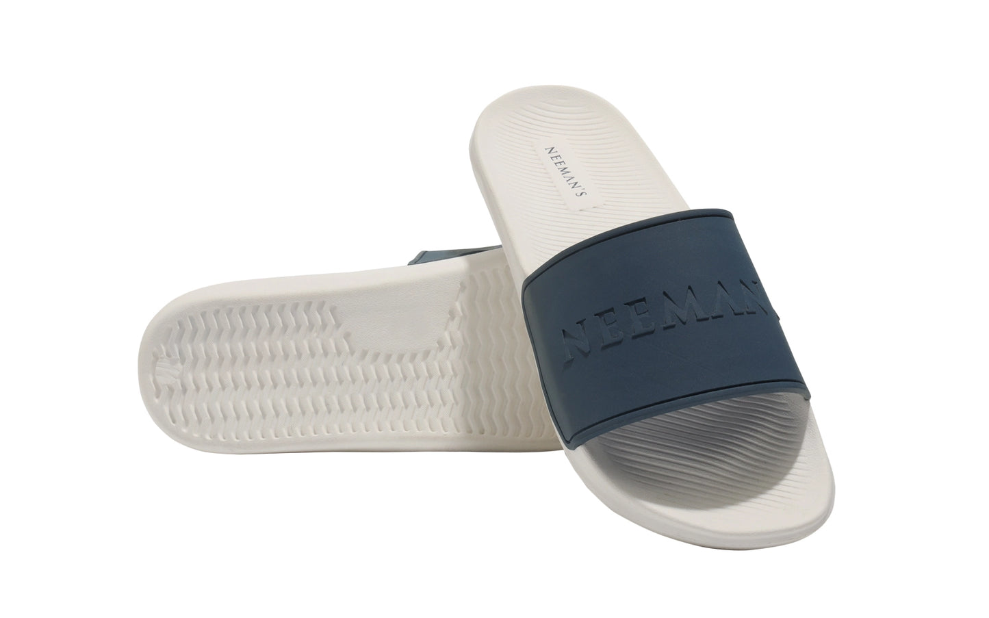 Neeman's De-stress Slides for Men | Cushioned & Comfortable Flip Flops for Men | Everyday Comfort, Lightweight and Flexible