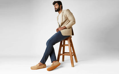 Neeman's Knit Loafers for Men | Casual and Formal Slip-On Loafers | Trendy, Comfortable and Flexible | Lightweight Shoes for Mens, Designed for All Seasons