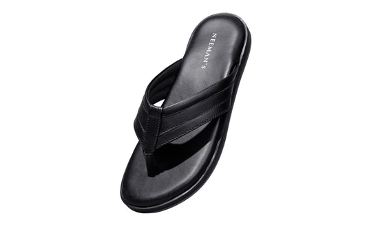 Neeman's Indo-Western Casual Flip Flops for Men | Lightweight, Durable and Flexible Sandals | PU Thong Strap & TPR Out sole
