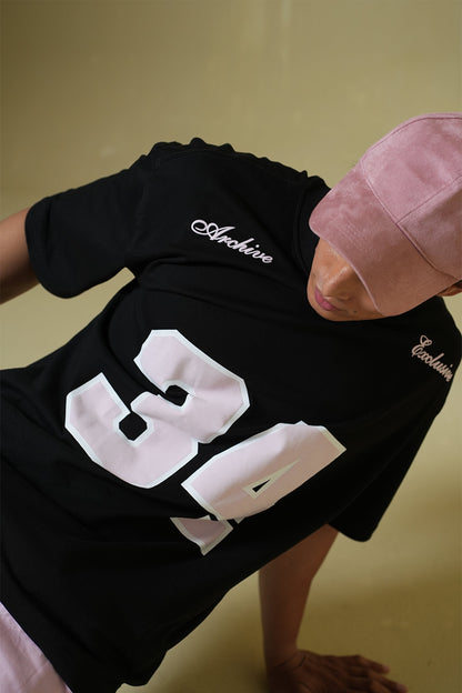 Reimagined Black Oversized T-shirt