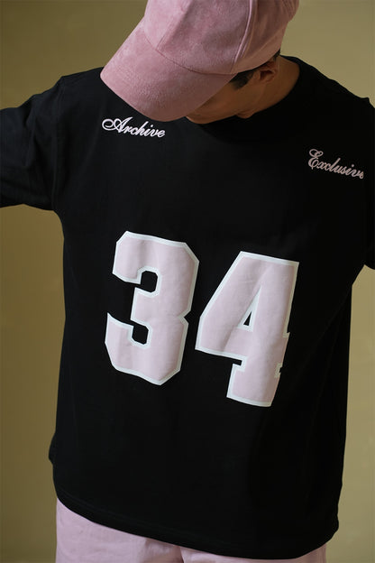 Reimagined Black Oversized T-shirt