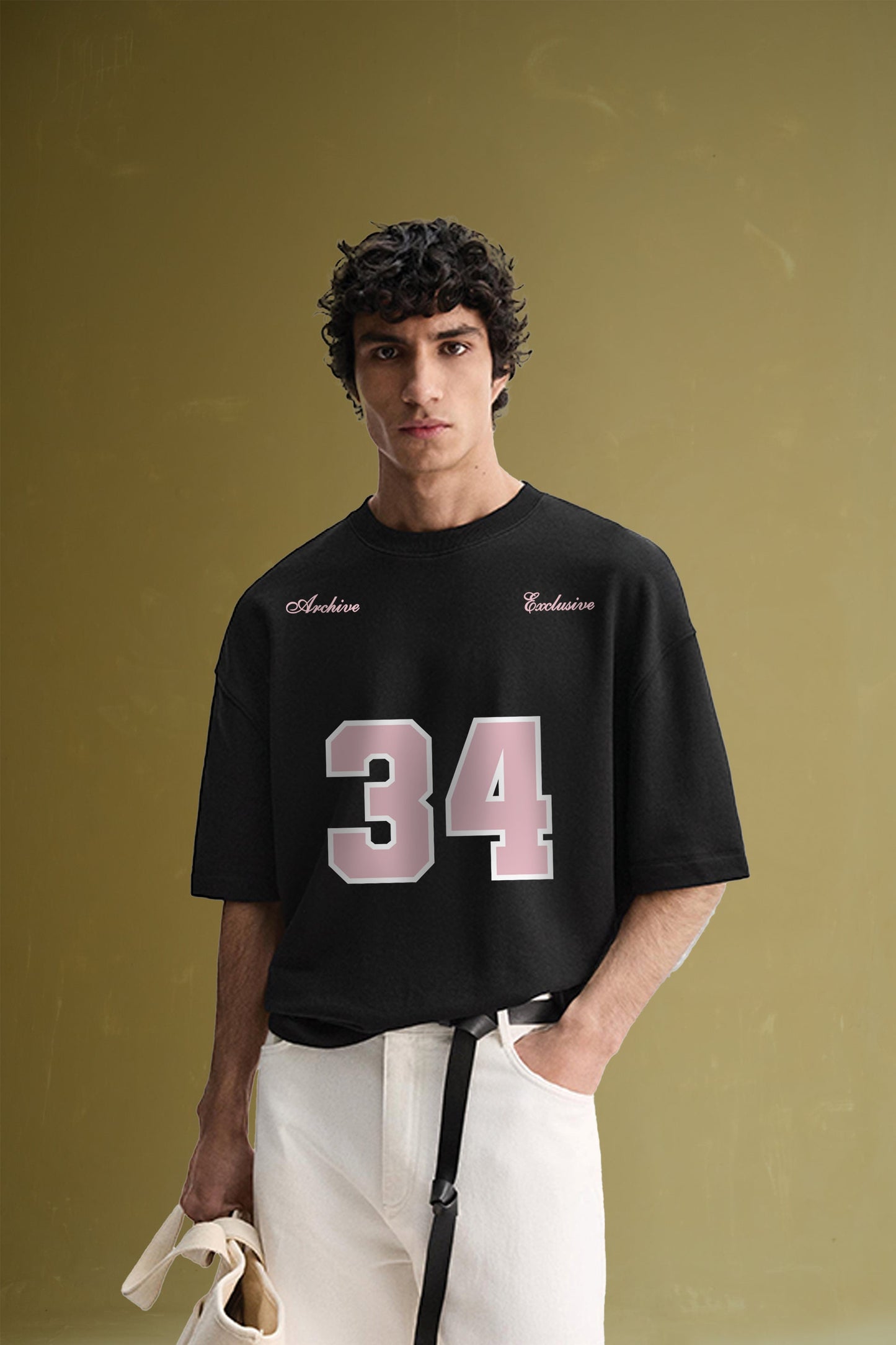 Reimagined Black Oversized T-shirt