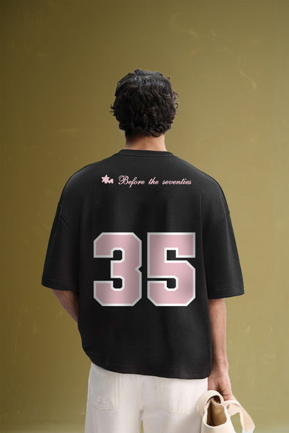 Reimagined Black Oversized T-shirt