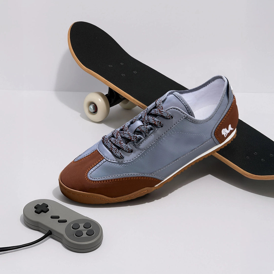 Neeman's The Urban Ease Sneakers for Men | Lightweight Canvas with Vegan Suede & Nylon Upper | Breathable, Flexible & Cushioned Everyday Footwear