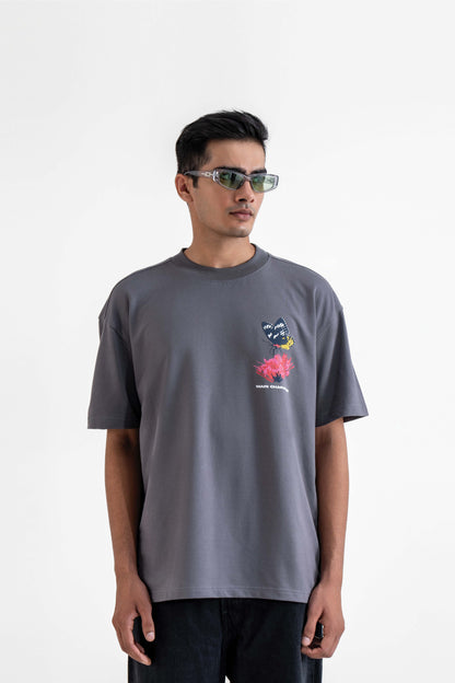 Cruel Grey Oversized T-Shirt