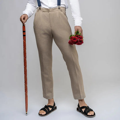 Paaduks Fox Crossover Vegan Leather Black Men Sandals