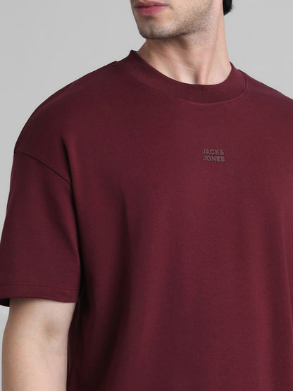 Drop-Shoulder Pure Cotton Oversized T-shirt
