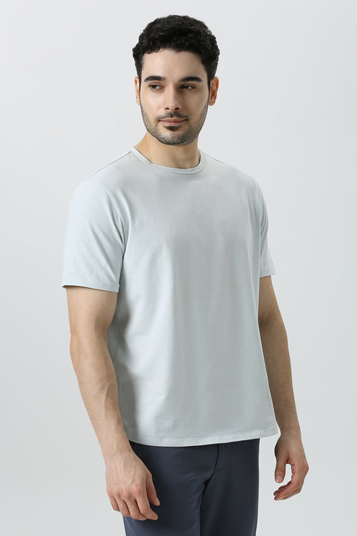 Essential Stretch T-Shirt (Blue & Sky Blue)