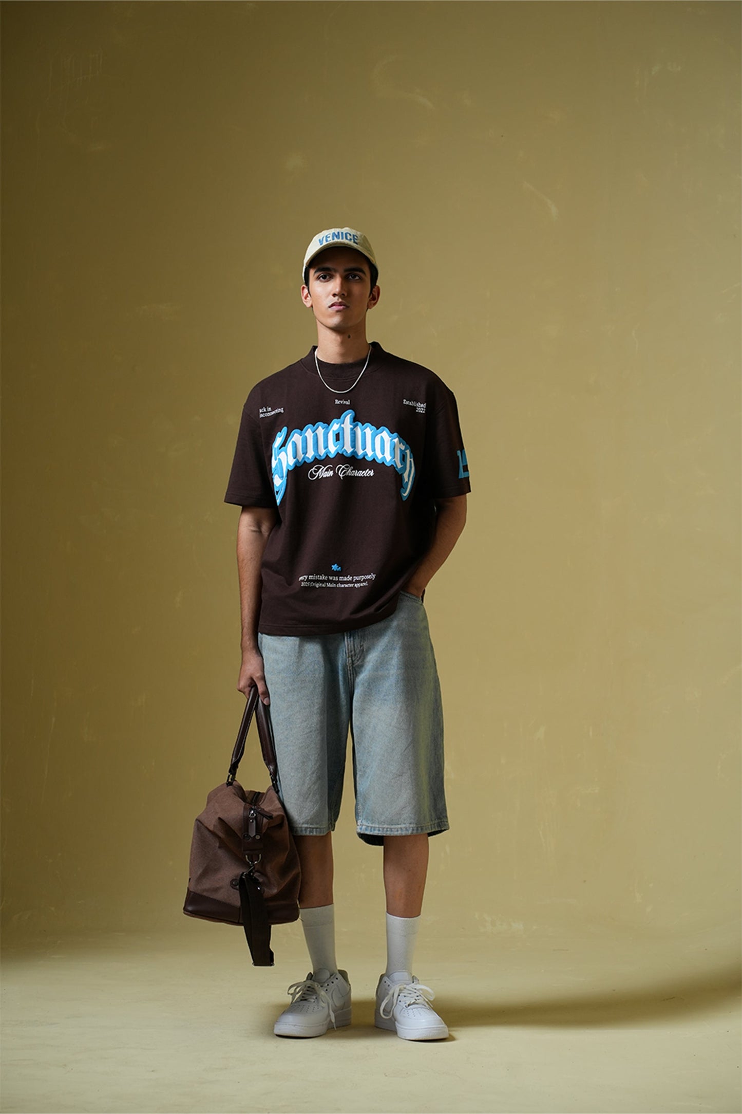 Sanctuary Brown Oversized t-shirt
