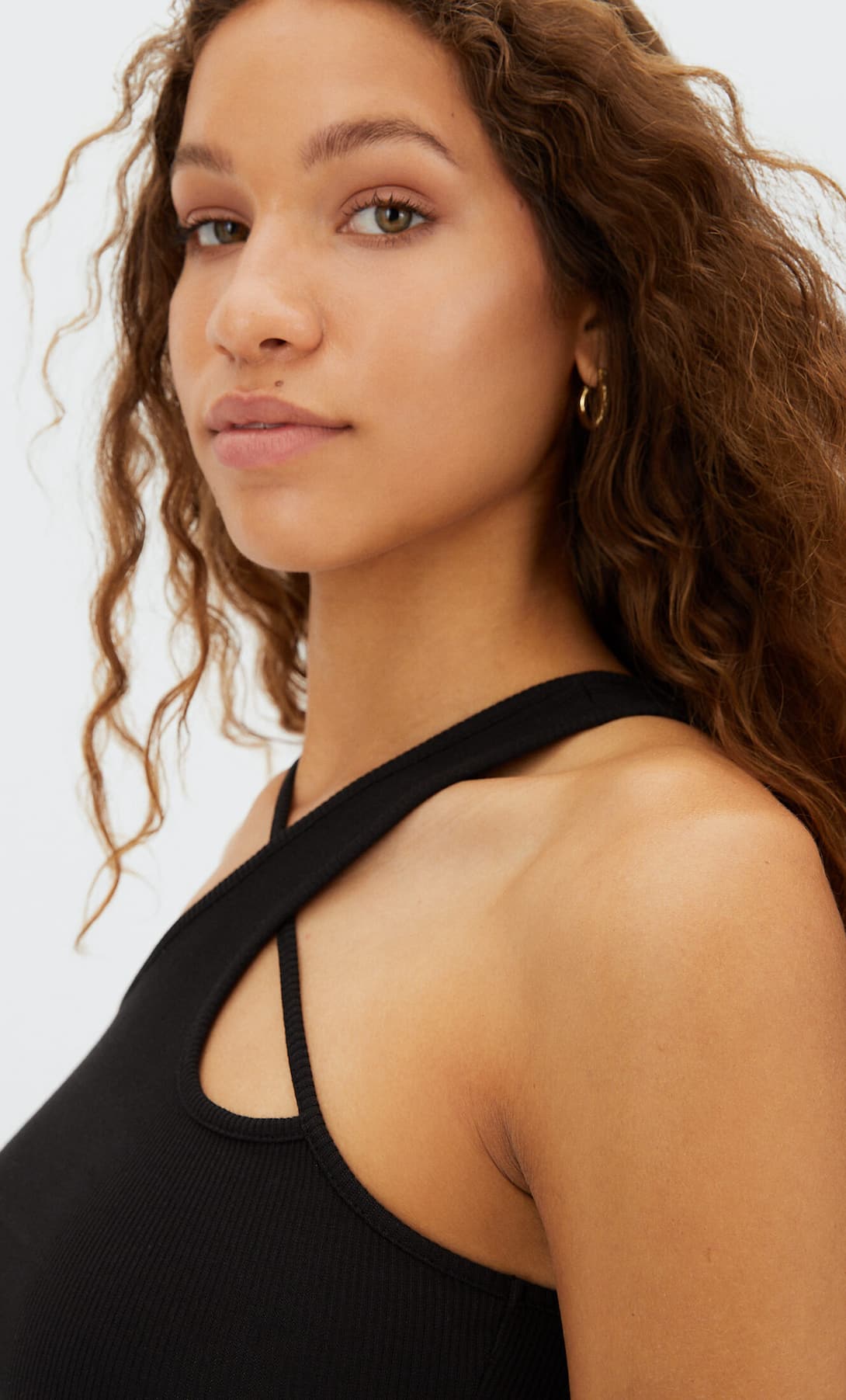 MWB Asymmetric Strappy Top