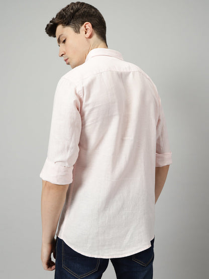 Pink Onyx Pure Linen Shirt