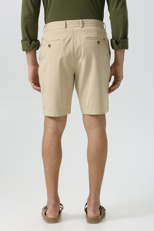 Cotton Warm Sand Marina Shorts