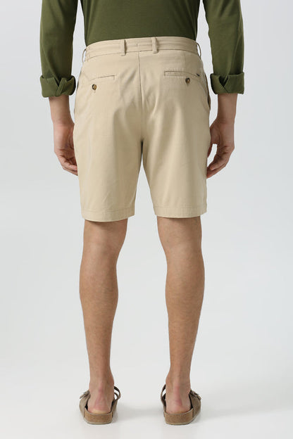 Cotton Warm Sand Marina Shorts