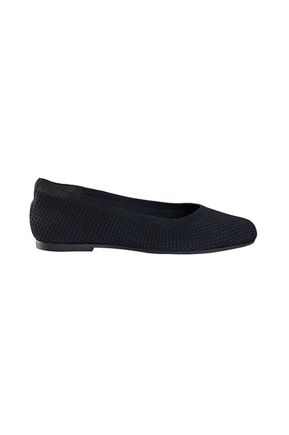 Neeman's Plush Square Ballerinas for Women | Flats & Slip On Casual Shoes | Comfortable & Flexible