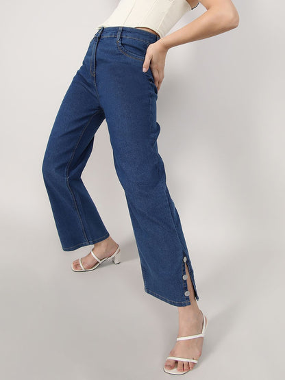 Women Comfort Stretchable Flared Jeans