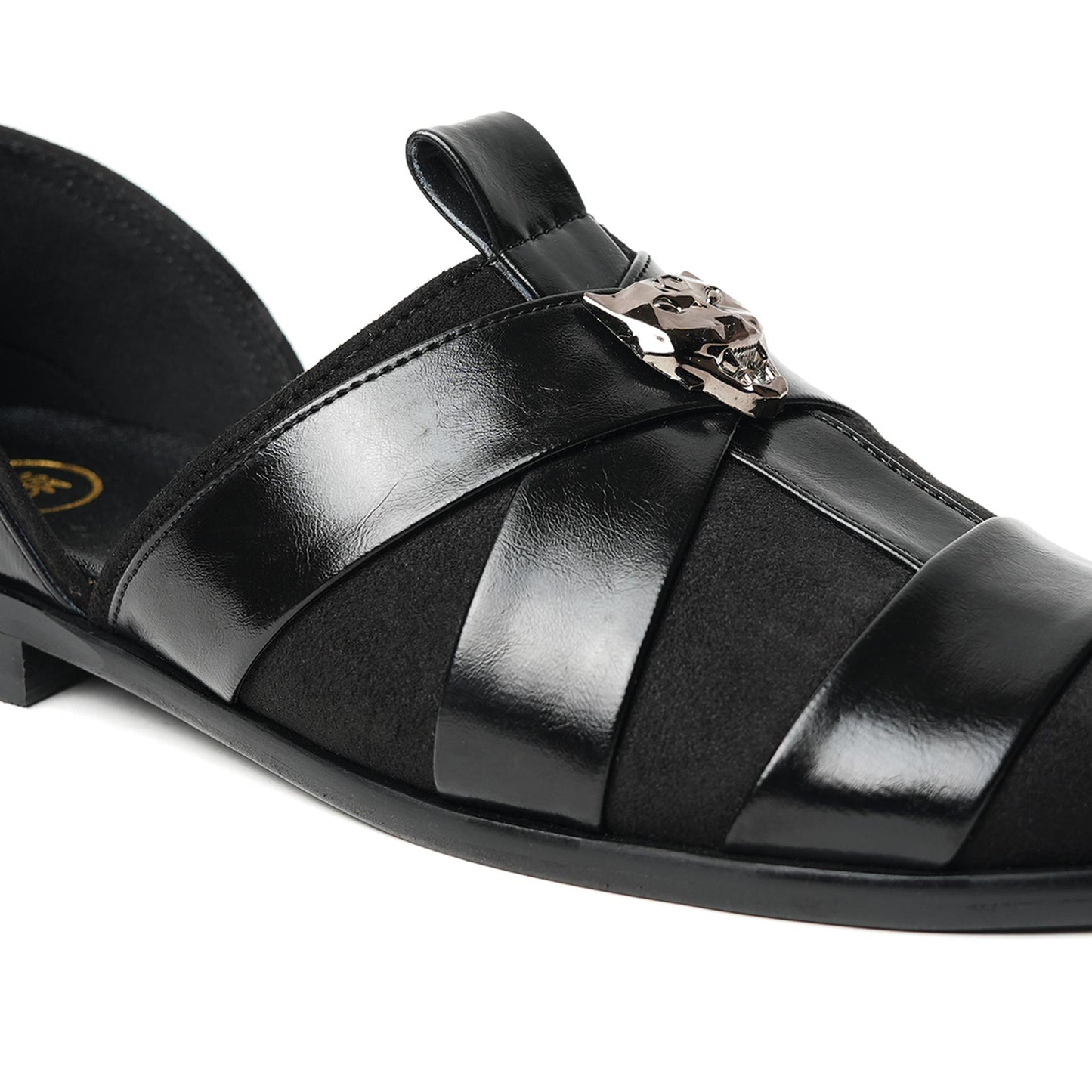 Monkstory Criss Cross Slip-On Sandal - Black