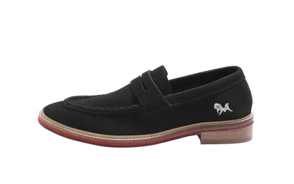 Neeman's Block Heel Loafers for Mens | Breathable Knit Upper Comfortable & Flexible EVA Sole