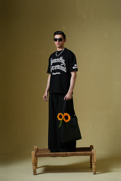 Nevermind Black Oversized T-shirt