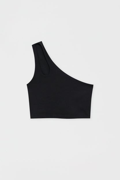 MWB Cut Out Asymmetric Crop Top