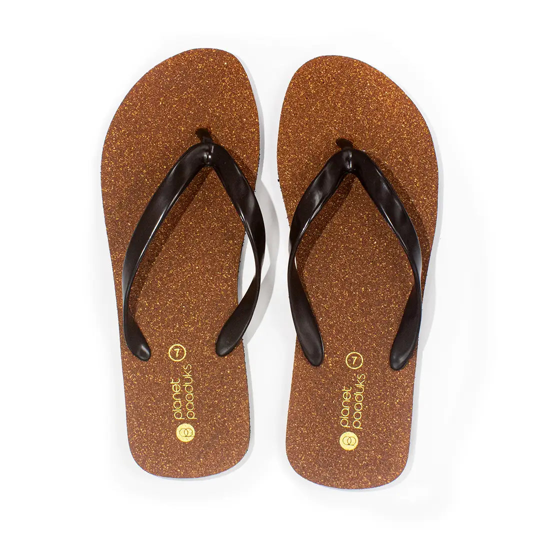 Exis Thong-Strap Cork Brown Men Flip-Flops