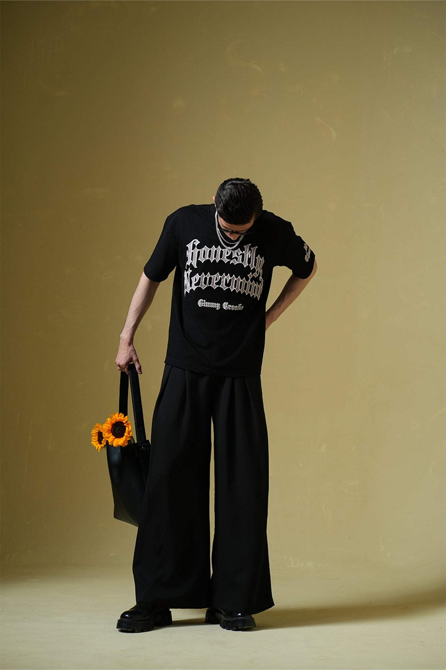 Nevermind Black Oversized T-shirt