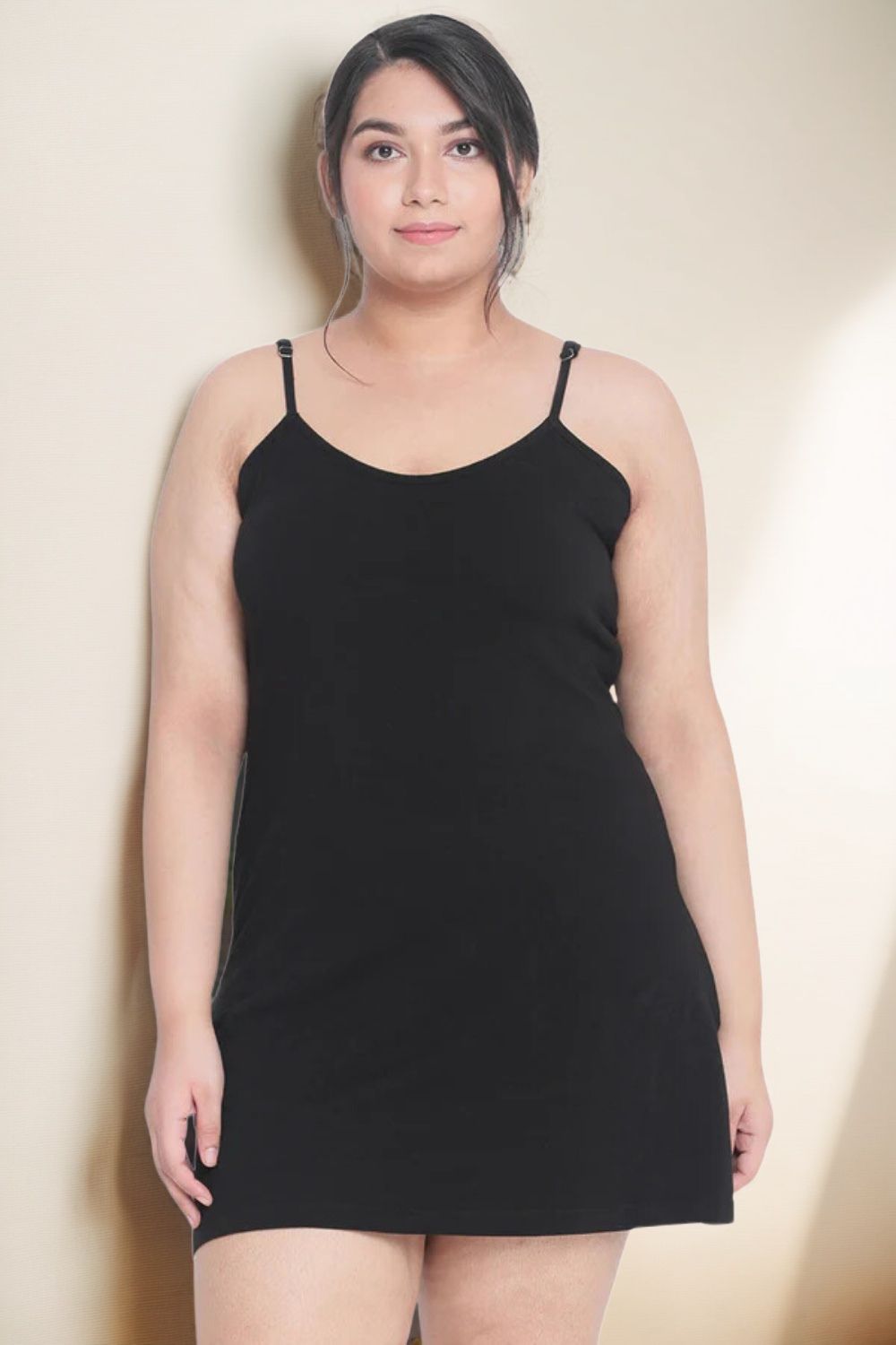 Black Basic Full Slip