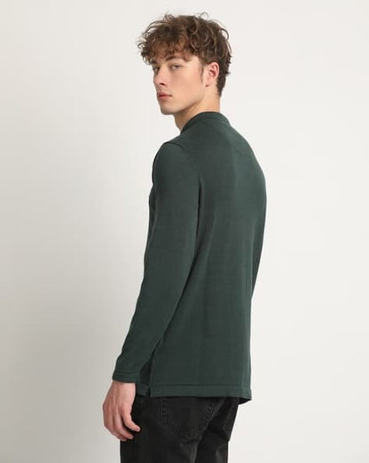 Men Slim Fit Polo T-Shirt with Bear Applique