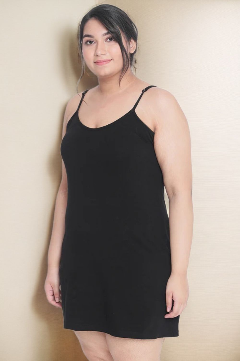 Black Basic Full Slip