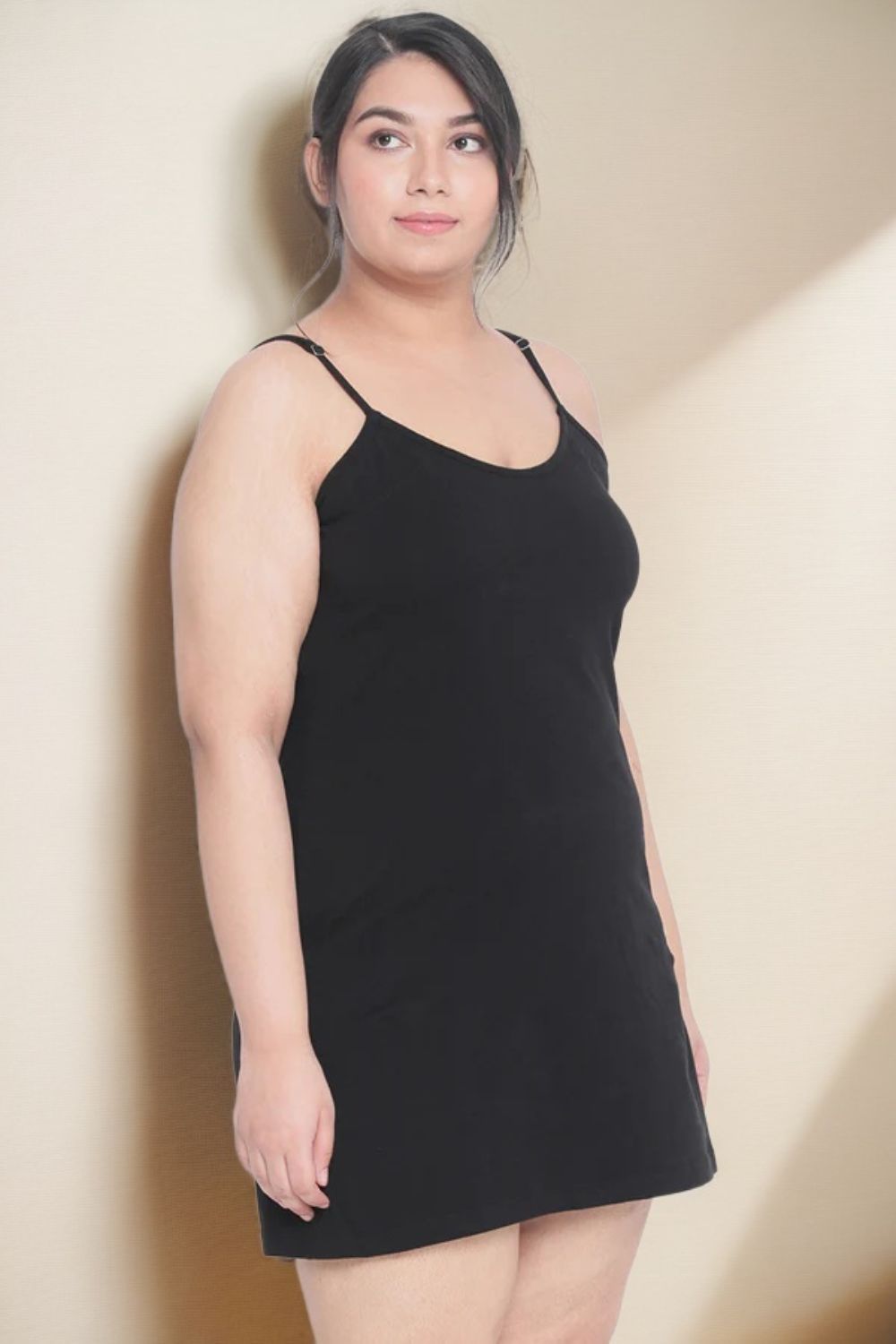 Black Basic Full Slip