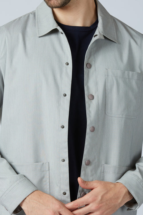 Soft Touch Grey Everyday Shacket