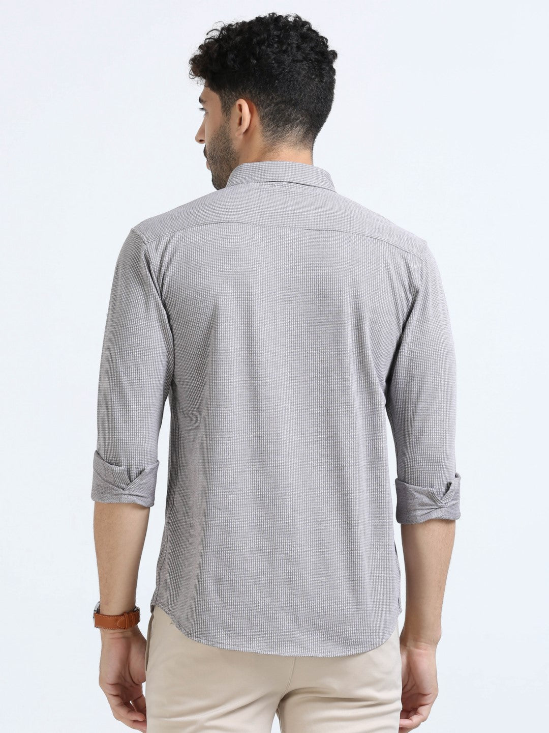 Brownstone Houndstooth Knit Shirt