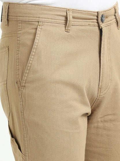 Beige Carpenter Trousers