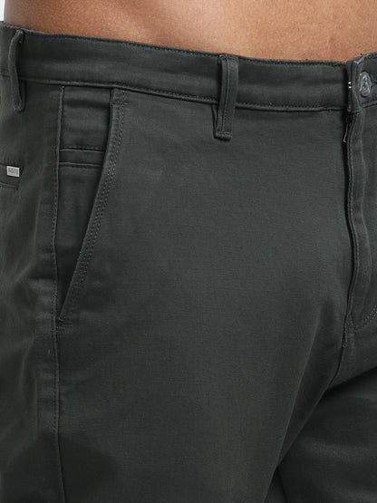 REGULAR FIT SOLID TROUSER
