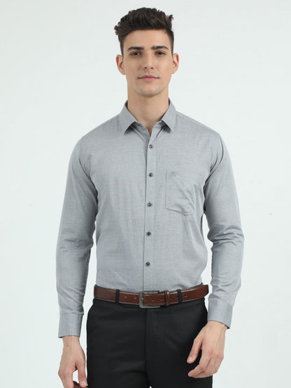 Ash Grey Formal Shirt
